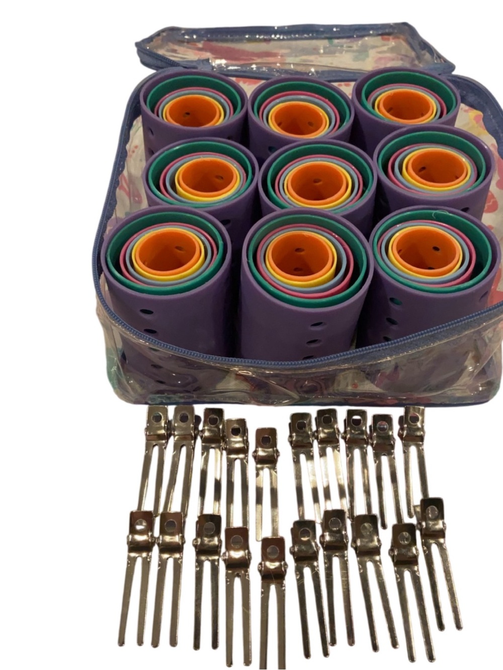 Conair Magnetic Hair Rollers 54 Pack + 20 Clips Long-Lasting Curls and Volume